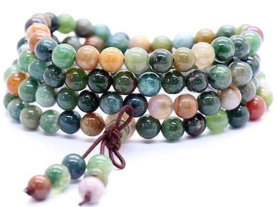 108 All Natural Agate Mala