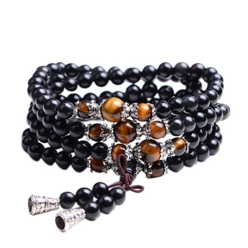 Tiger Eye 108 Bead Mala