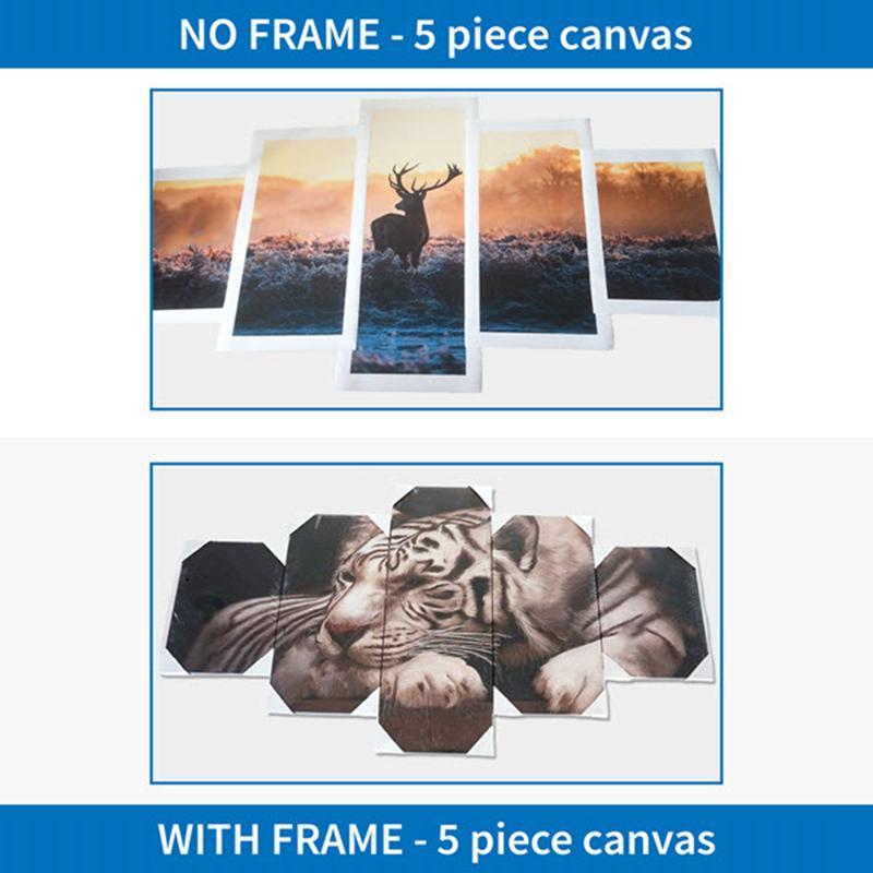 3 Panel Modern Colorful Buddha Print Painting