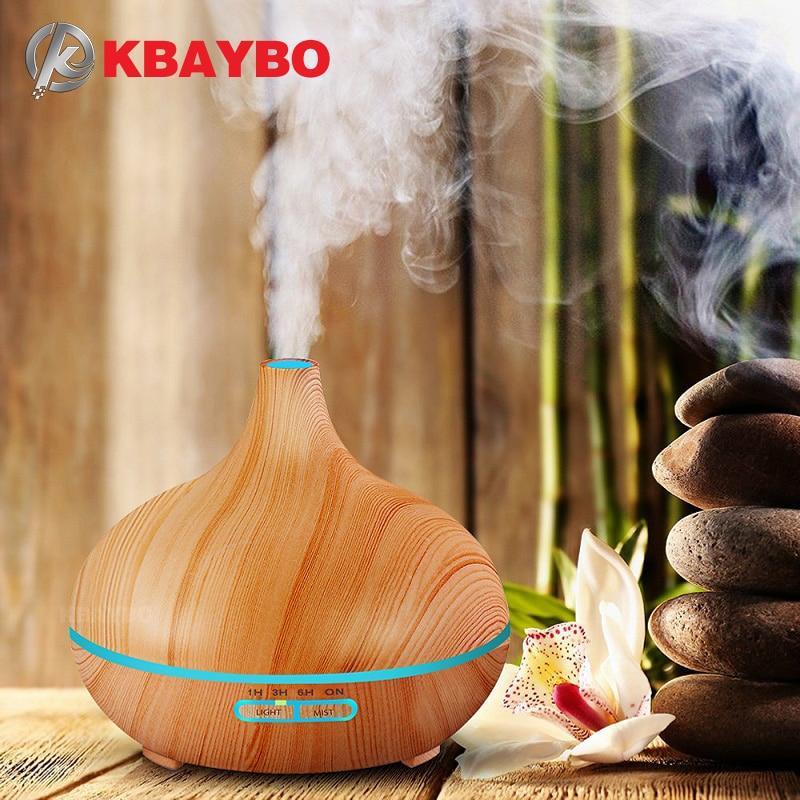 300 ml LED Wood Grain Essential Oil Diffuser