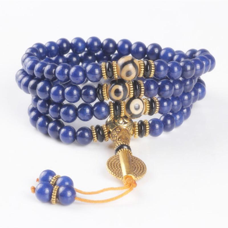 108  Lapis Lazuli Mala