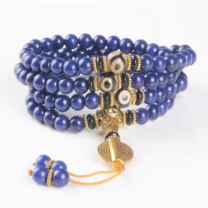 108  Lapis Lazuli Mala