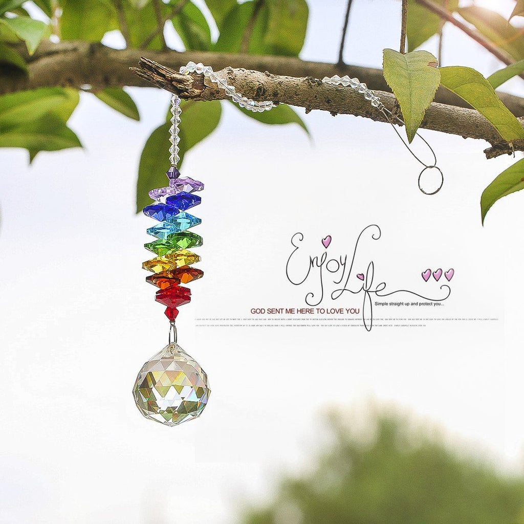 7 Chakra Cascade Suncatcher