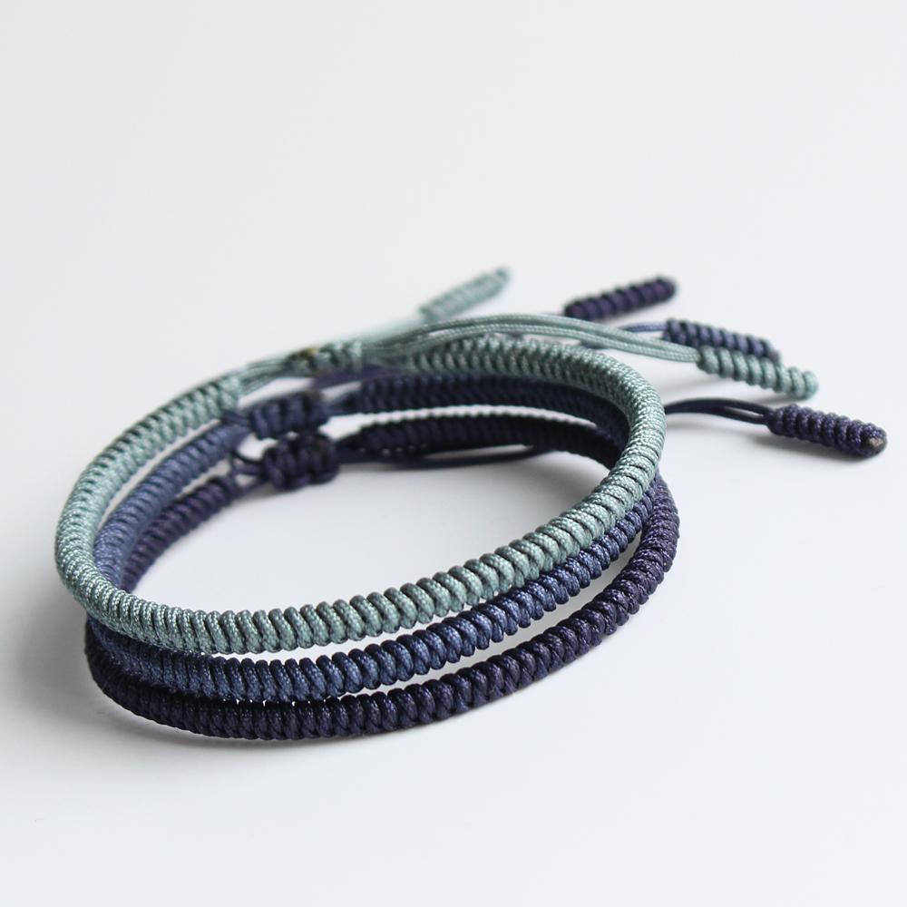 Tibetan Buddhist Lucky Knots Rope Bracelet Loyalty Set