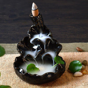Aroma Waterfall Incense Burner (10 FREE Cones)