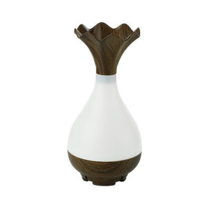 Wood Vase Aromatherapy Essential Oil Diffuser and Humidifier