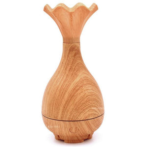 Wood Grain Magic Bottle Aromatherapy Essential Oil Diffuser and Humidifier