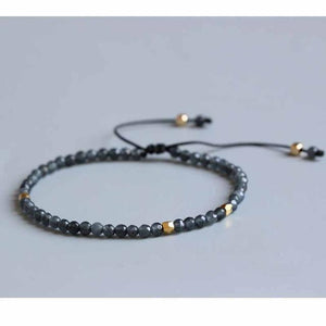 3mm Slim All Natural Stone Healing Bracelets
